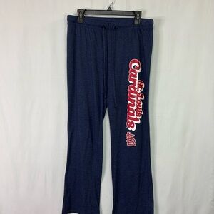 🍡 St. Louis Cardinals lightweight blue knit pull on pants